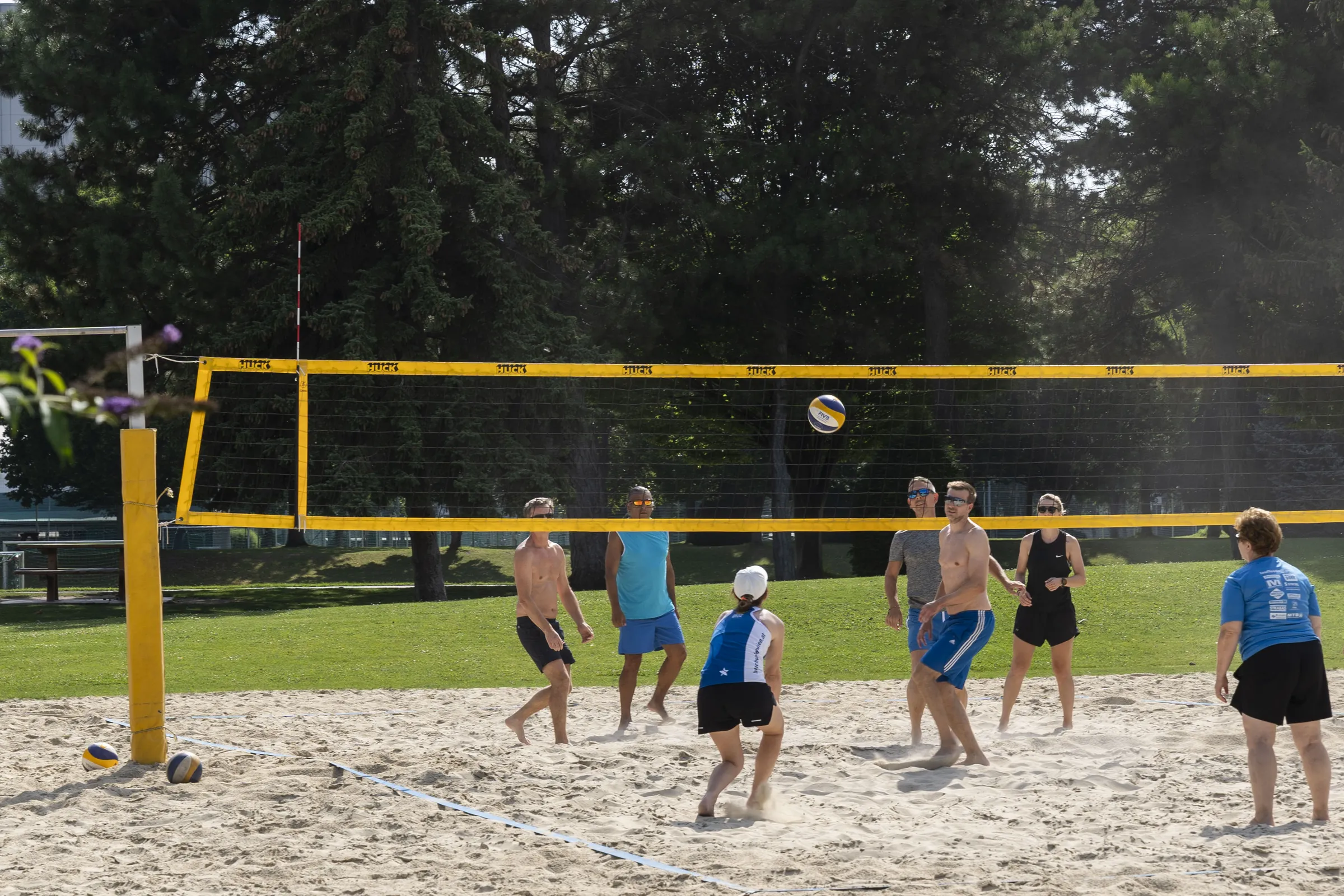 Beachvolleyball-Event im Sportcenter Donaucity