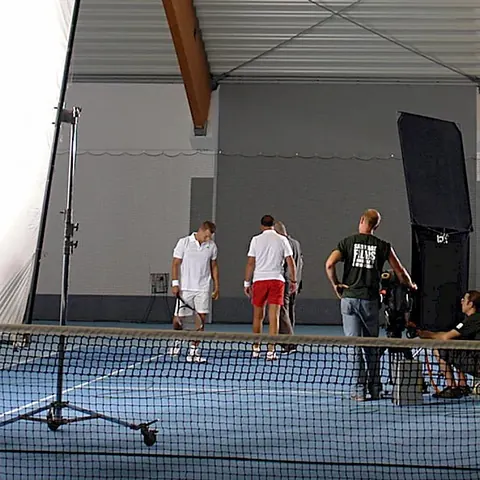 Tennis-Event in der Halle